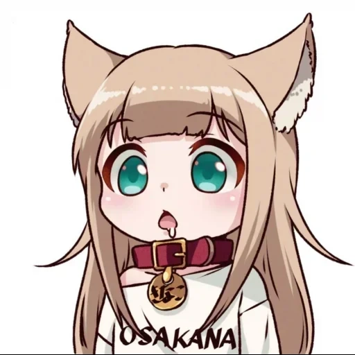 anime neko, kinako neko, kinako-uchiko, osakana neko