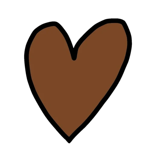 сердце эмодзи, коричневое сердце, коричневое сердечко, коричневое сердце эмодзи, коричневое сердце эмоджи