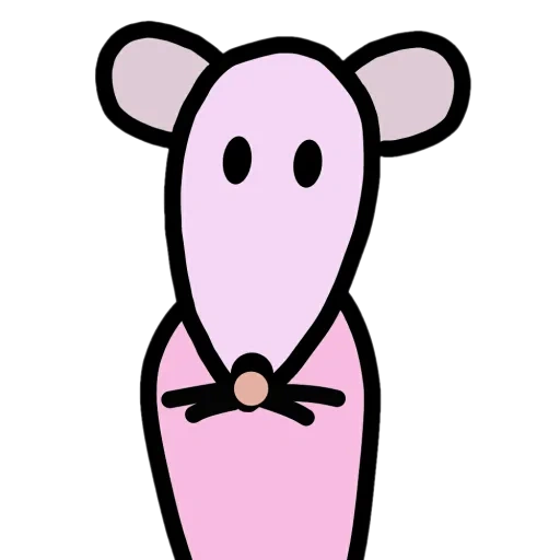розовый, мышь рисунок, мордочка мышки, бетси саспектс, креативный логотип teddy