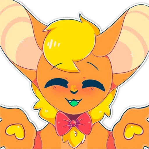 pegatinas personaje, personaje, retsuko fenneko, pegatinas, pegatinas pequeñas