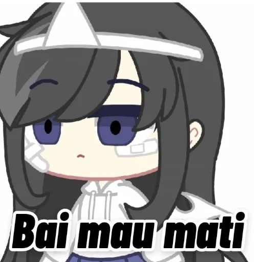 chibi, anime, meme gacha life, karakter anime, gambar lucu anime