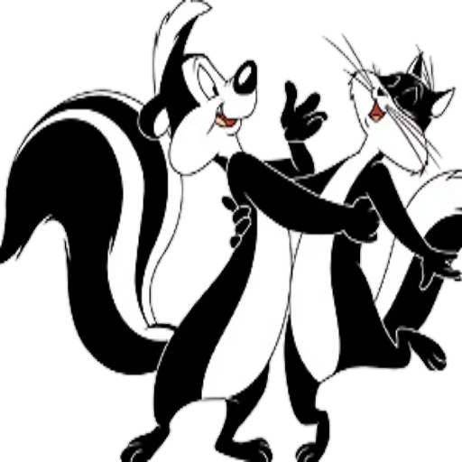 pepe le pew, скунс пепе ле пью, pepe le pew smeely, pepe le pew original, луни тюнз пепе ле пью