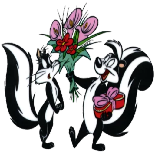 pepe le pew, looney tunes, скунс пепе ле, скунс луни тюнз, скунс пепе ле пью