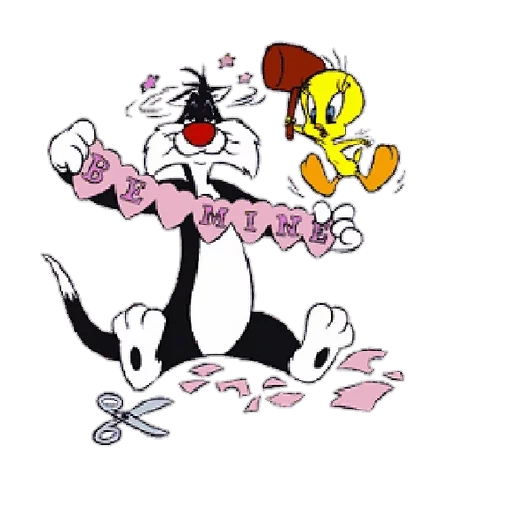 looney, looney tunes, baby luni tunz, sylvester il gatto di twitter, looney tunes cartoons