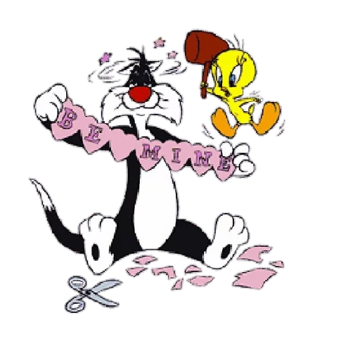 looney, looney tunes, baby luni tunz, twitti cat sylvester, looney tunes kartun