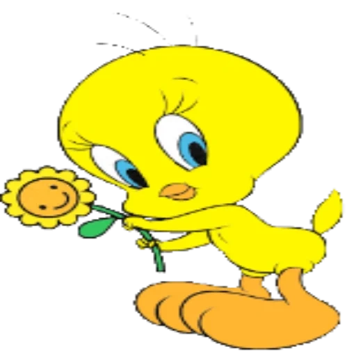 твити, tweety, looney, looney tunes, твитти цыпленок