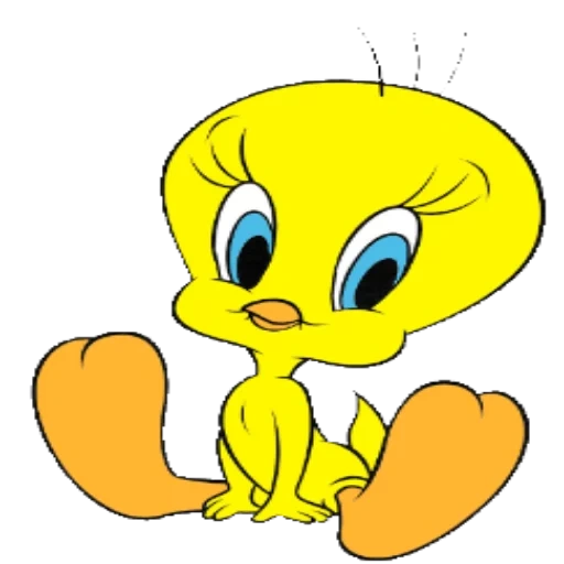 tweety, луни тюнз твити, твитти канарейка, бэби луни тюнз твити