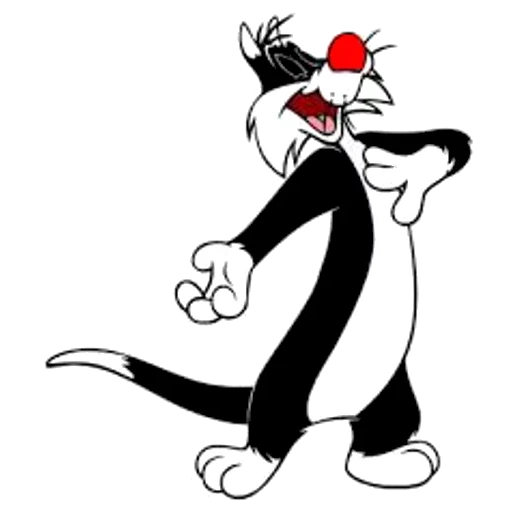 looney tunes, chat luni tunz, cat sylvester, sylvester luni tunz, luni tunz show cote sylvester
