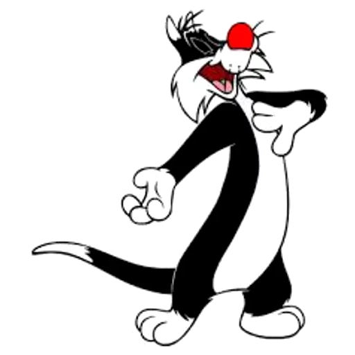 looney tunes, gatto luni tunz, gatto sylvester, sylvester luni tins, luni tuns show cat sylvester