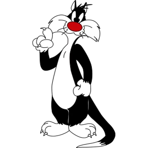 looney, looney tunes, cat sylvester, sylvester luni tunz
