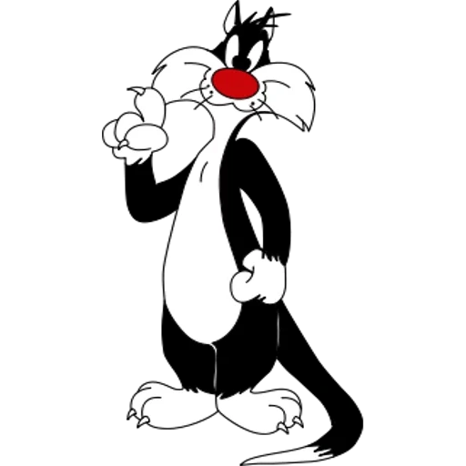 looney, looney tunes, gato sylvester, sylvester lenny tings