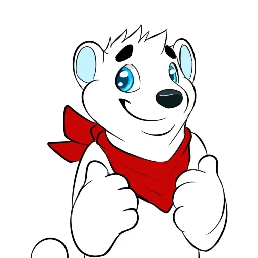 der kleine bär, umka bär, elka der bär, disney polar bear, weißer bär cartoon