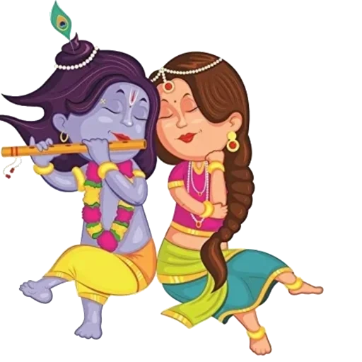 devotional songs, krishna, krishna vector, p v acharya, girl
