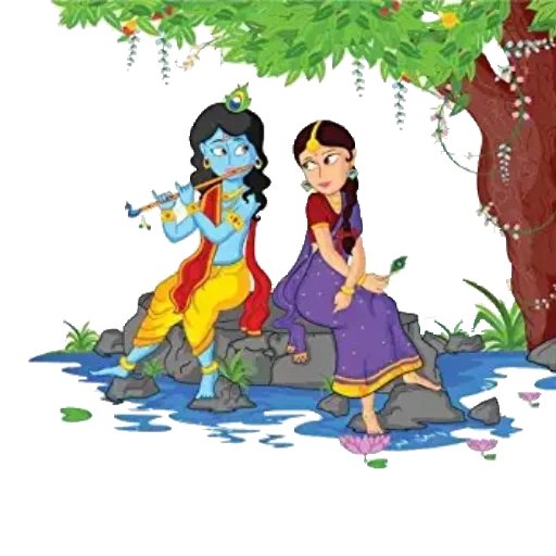 krishna, krishna-dzhanmashtam, krishna cartoon, krishna, ilustración