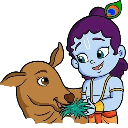 little krishna, krishna-dzhanmashtam, krishna, nita kapadia krishna, krishna con un vector de terneros