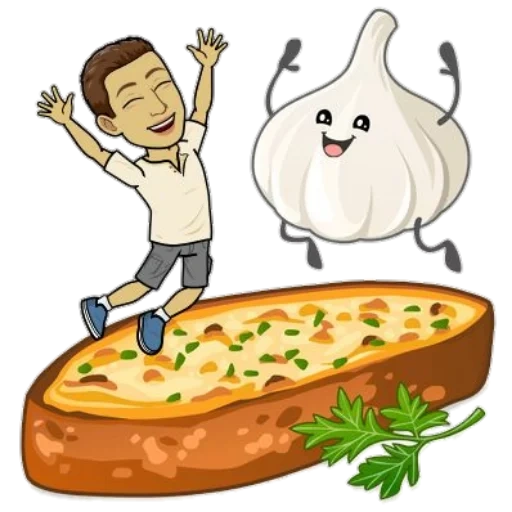 pizza, pizza, pizza koch, pizza illustration, der kochkochpizza