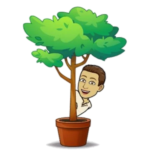 tree, menjepit kayu, bitmoji gardening, say no to exams save the trees, i want a tree for shade and rest