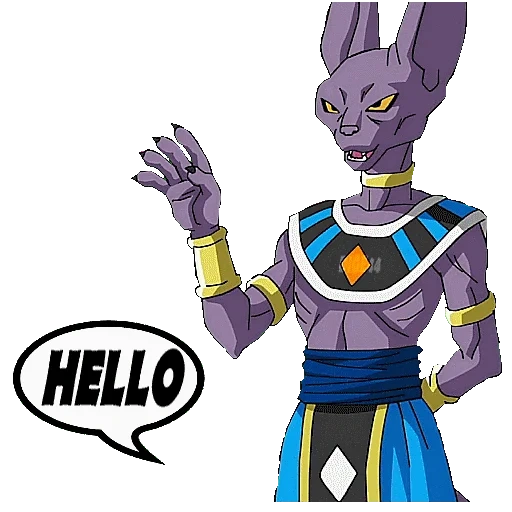 beerus, beerus dragon ball, dragon ball birus, dragon ball super, beer dragon ball character