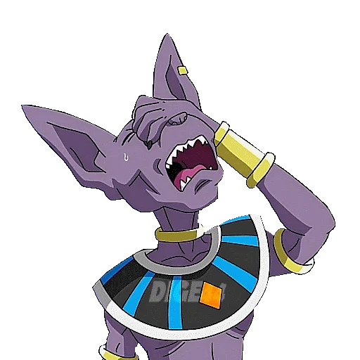 beerus, драконий жемчуг, бирус драгон болл дрип, beerus dragon ball атака, бирус драгон болл 521х512