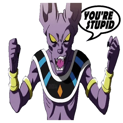 аниме, beerus, beerus dragon ball, драконий жемчуг бирус, драконий жемчуг супер