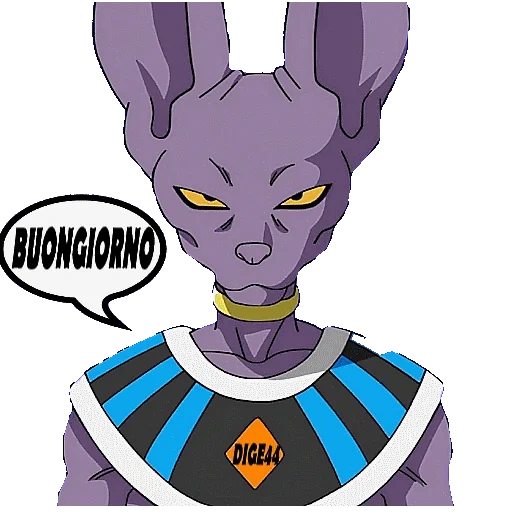 beerus, lord beerus, gatto di beerus, sfere del drago, dragon ball super