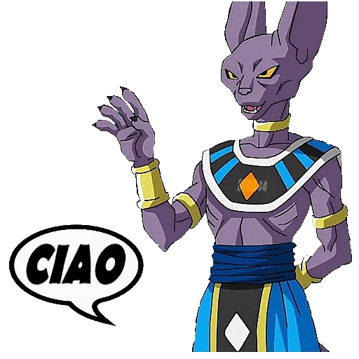 beerus, dragon pearls, beerus dragon ball, pérola do dragão birus, caráter da bola de dragão beerus