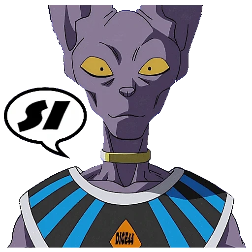 anime, beerus, birus em si, dragão pearl birus, dragonball super birus