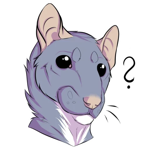 anime, rats, la souris est mignonne, rat mignon, rat de dessin animé