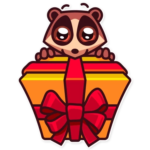 raccoon, gift, ralph the raccoon, gifts, attila the hon