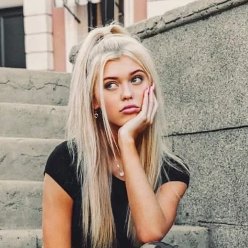 женщина, девушка, блондинка, loren gray, красивые девушки