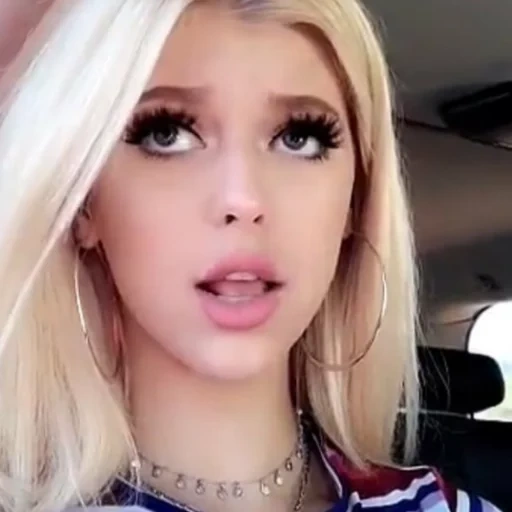 девушка, блондинка, красивые девушки, макияж блондинки, loren gray tik tok