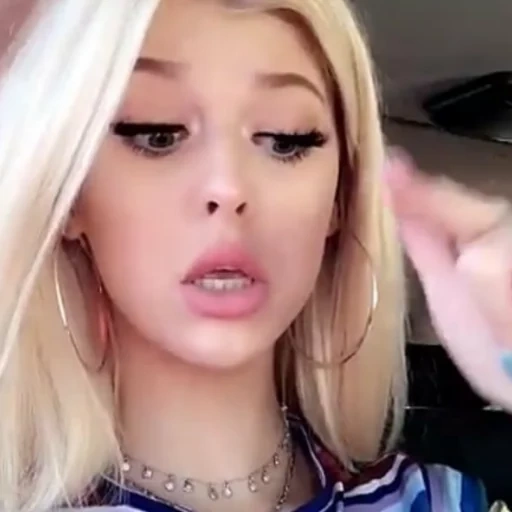 девушка, девушка светлая, красивые девушки, макияж блондинки, loren gray tik tok