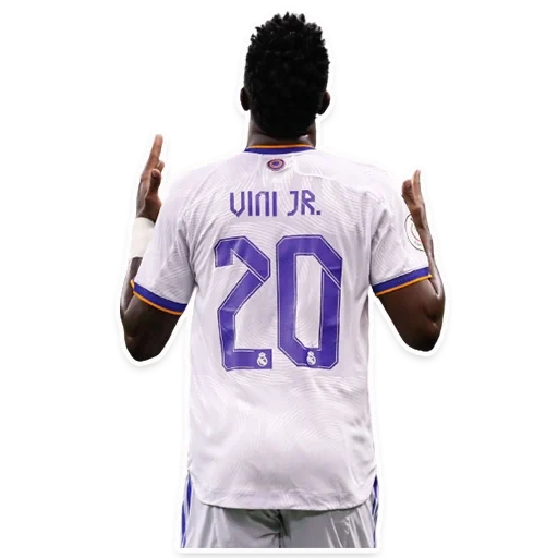 clothes, people, football player, football suit, real madrid 2021-2022 uniform vinicius