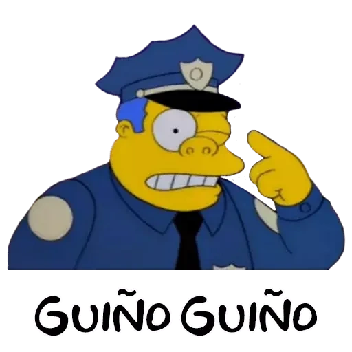 the simpsons sheriff, the wigan simpsons, the simpsons, wigham a simpsons policeman, simpsons character police