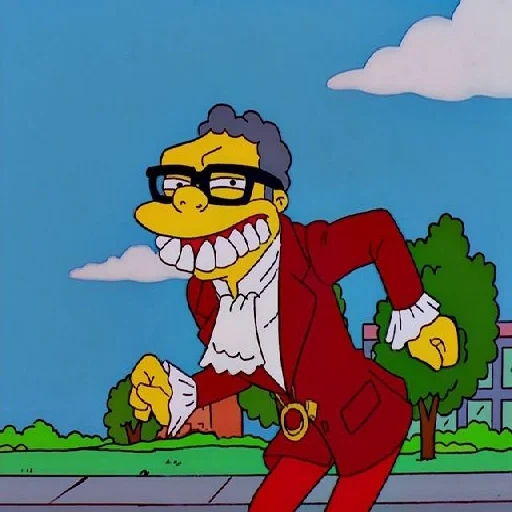 the simpsons, president of the simpsons, the stephen king simpsons, agnes skinner simpsons, willie the simpsons gardener