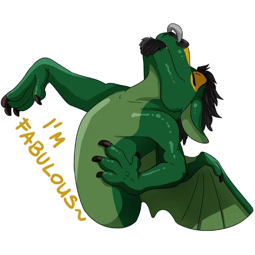 animación, dragón, crockworth, dragón, inflation dragon belly