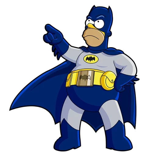 die simpsons, homer batman, homer simpson, die simpsons batman, bart simpson superheld