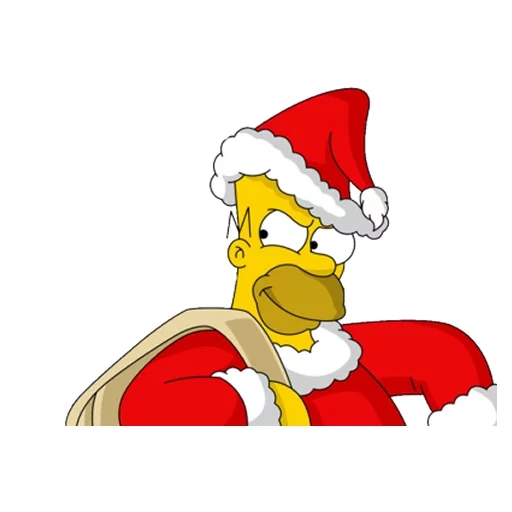 masculino, os simpsons o pai natal, bart simpson papai noel, homer simpson papai noel, homer simpson papai noel