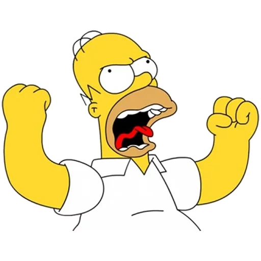 homer, homer simpson, jendela pop-up, homer simpson berteriak, homer simpson evil