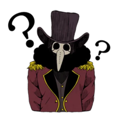 personagem, plague doctor, black hat e dr flug, papel de animação steampunk, lost smile e strange circus oddman