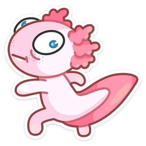 lottie, schön, axolotle lotti