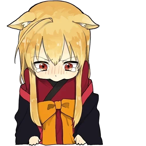 little fox kitsune aufkleber, süße zeichnungen chibi, anime fuchs, süße zeichnungen anime, aufkleber fox