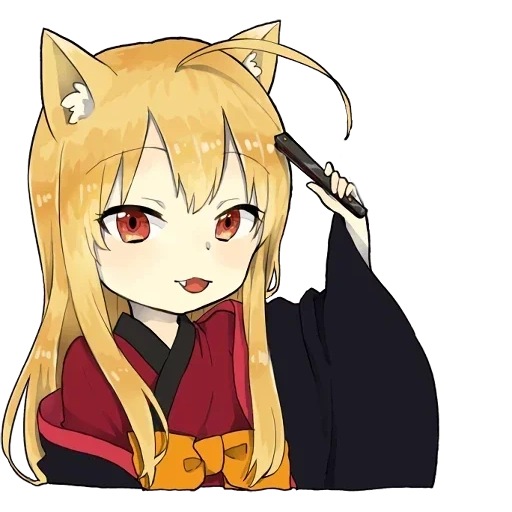 pequenos adesivos de kitsune de raposa, kitsune de raposa, desenhos adoráveis, anime raposa, chibi