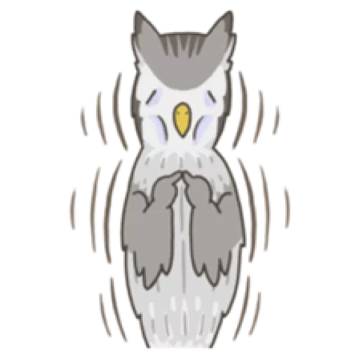 owl, character, kwami wolf, owl reference, drawings of animal anime