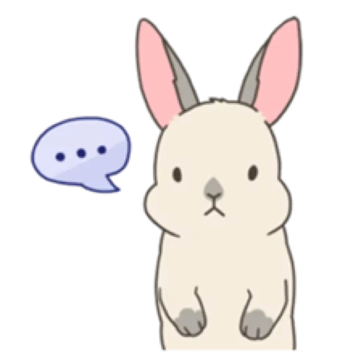 кролик, mashimaro зайчик, милый кролик мультяшный, милые мультяшные кролики, мультяшные кролики кавайные