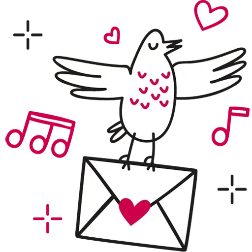immagine, post di piccioni, uccello con una lettera, la colomba con una lettera, l'emblema si è tuffato con una lettera