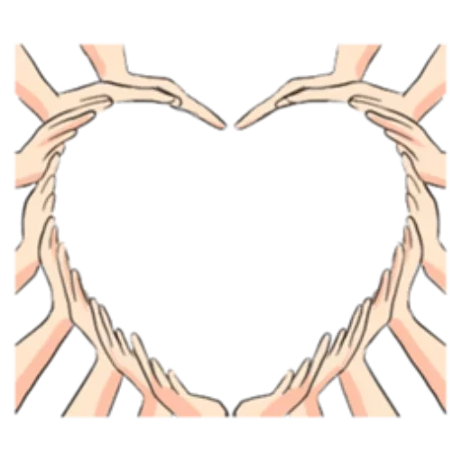 рамка сердце, сердце руками, рамка сердце рук, рамка форме сердца, акварельная рамка сердце