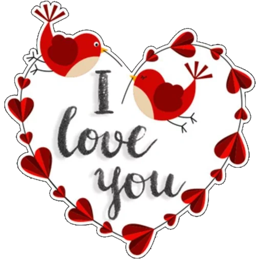i love you, heart-shaped red, ich liebe dich, cardiac vector, valentine's day postcard