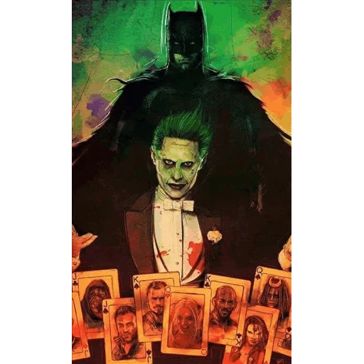 bufón, joker batman, batman tres bromistas, joker jared leto arte, joker jared leto batman