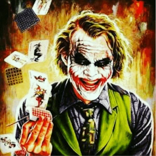 badut, joker joker, clown painting, heathledger joker, gambar digital badut